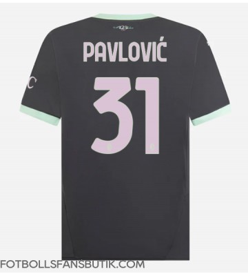 AC Milan Strahinja Pavlovic #31 Replika Tredje Tröja 2024-25 Kortärmad